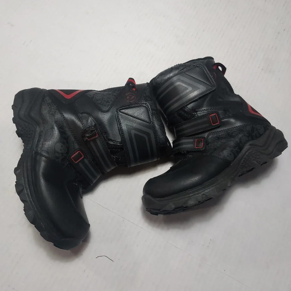 AIRWALK Black and Red Boots Size 6
